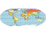 Map robinson projection